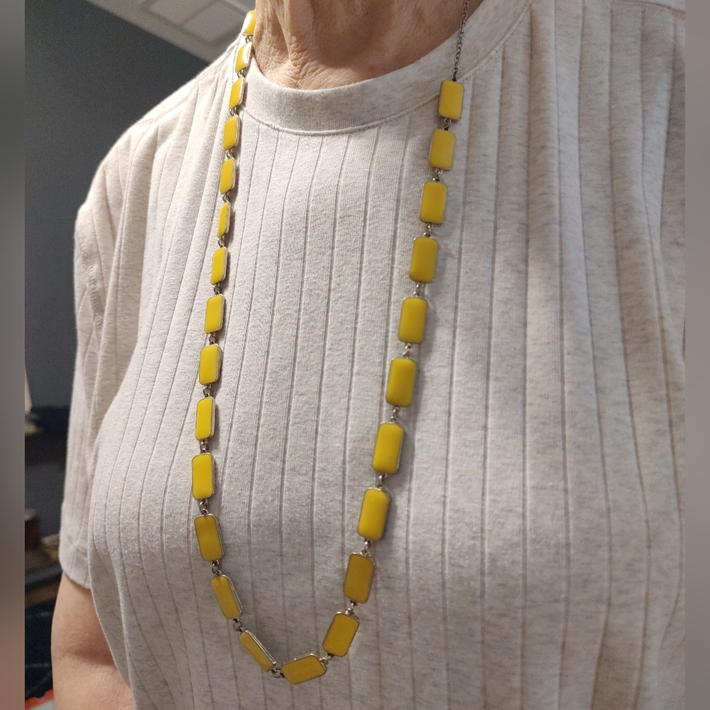 Kate Spade Yellow Park Guell Necklace